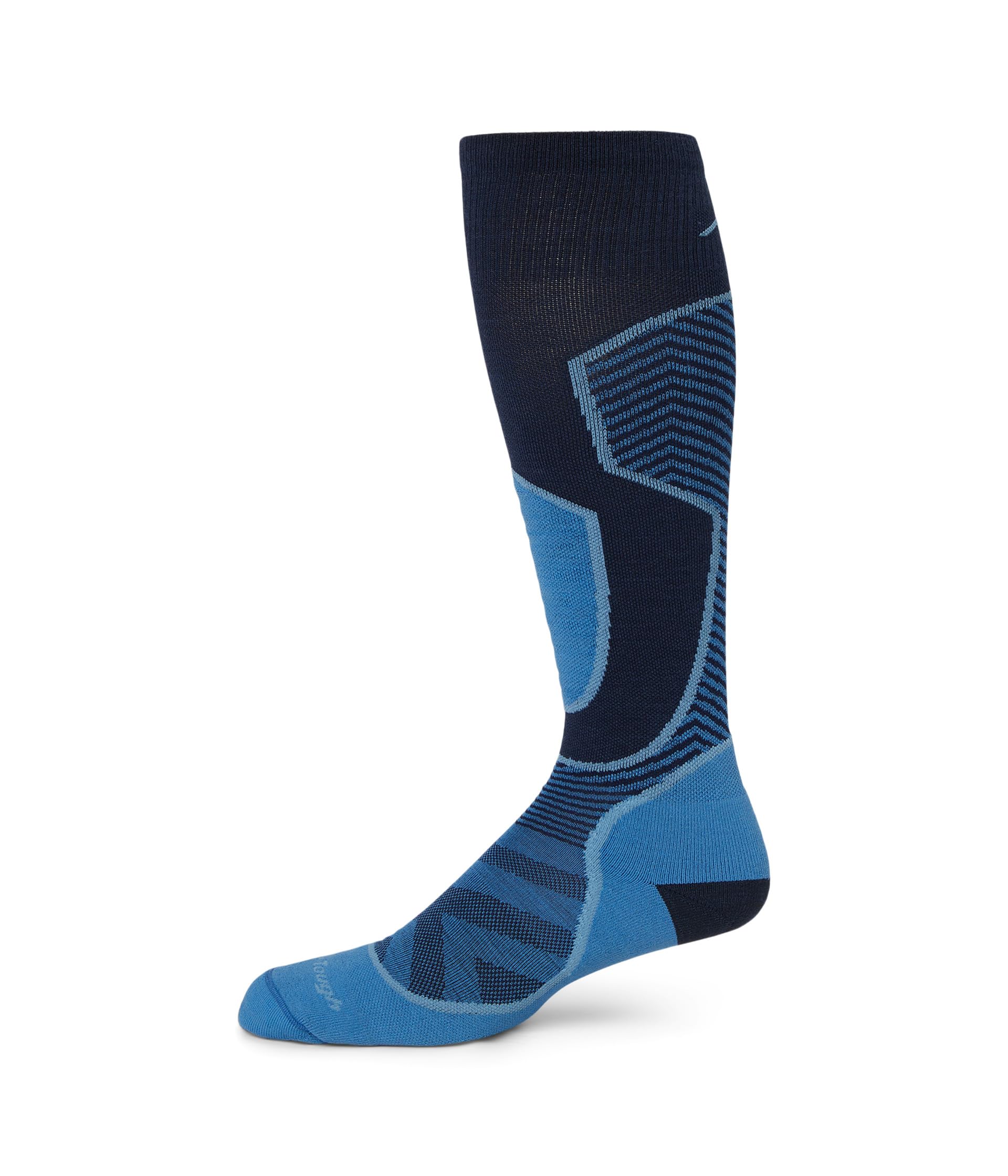 

Носки Darn Tough Vermont Outer Limits OTC Lightweight with Cushion w/ Padded Shin, цвет Cobalt
