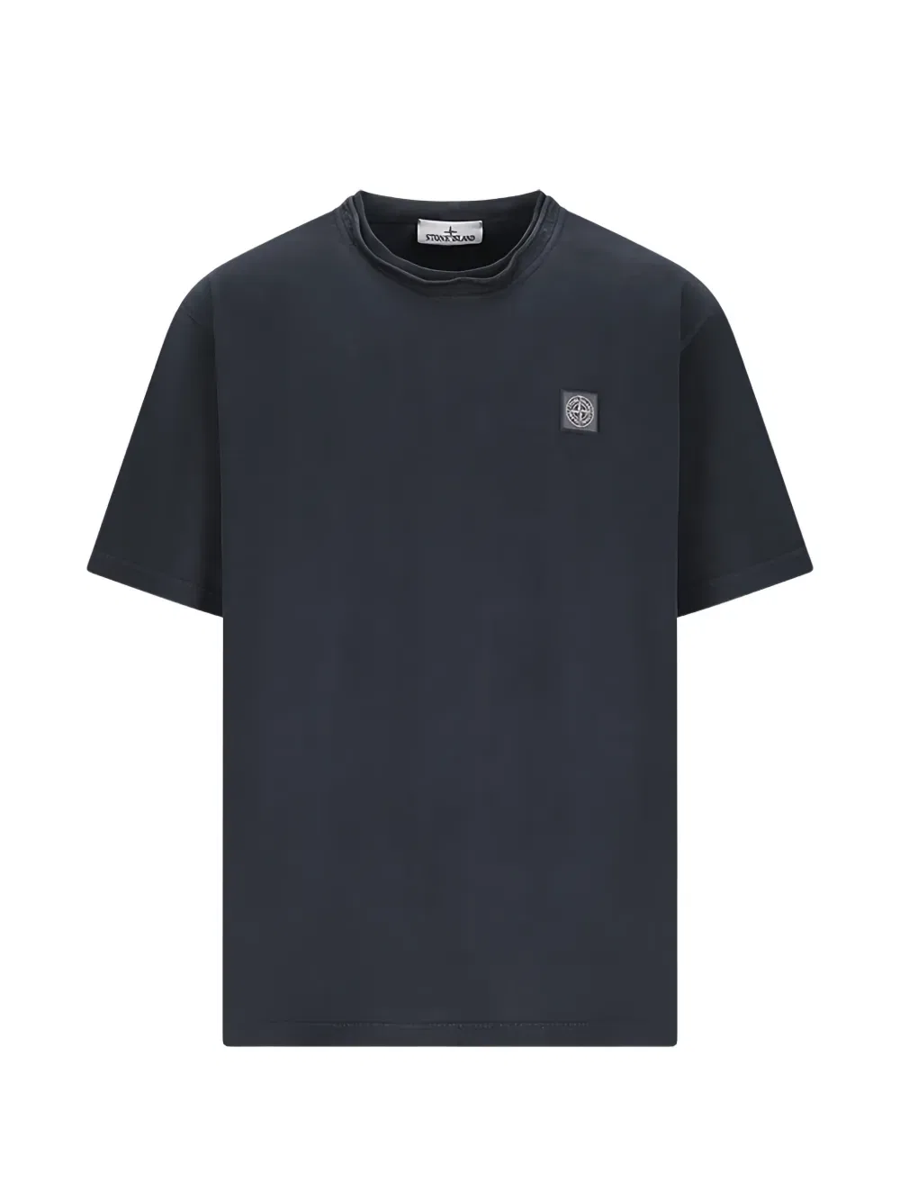 Футболка с нашивкой Stone Island, синий