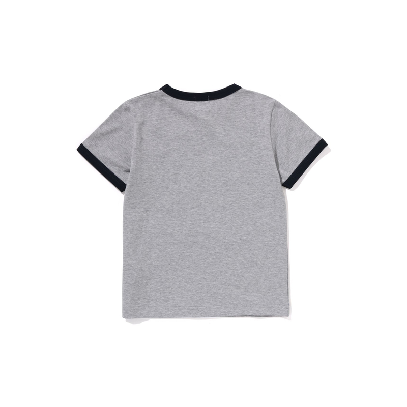 Футболка с коротким рукавом ss25 для детей A BATHING APE, белый — фото 4