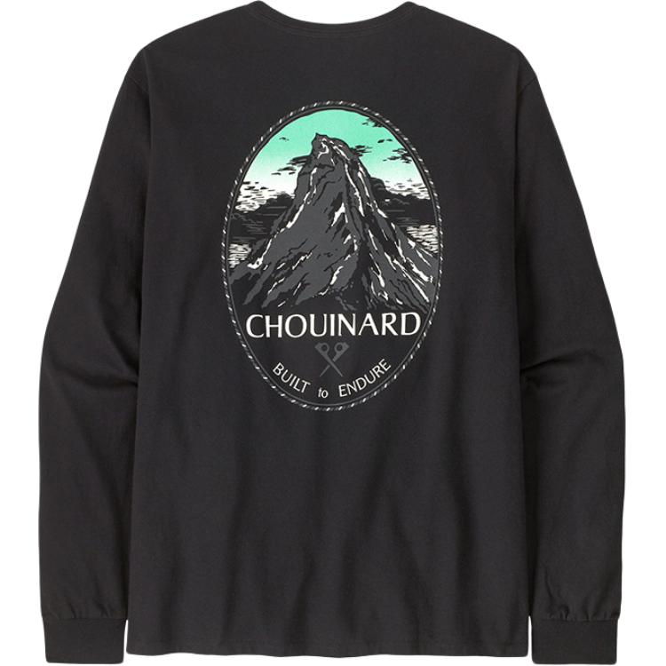 Футболка Chouinard Crest Patagonia, Gravel Heather/Glh — фото 4
