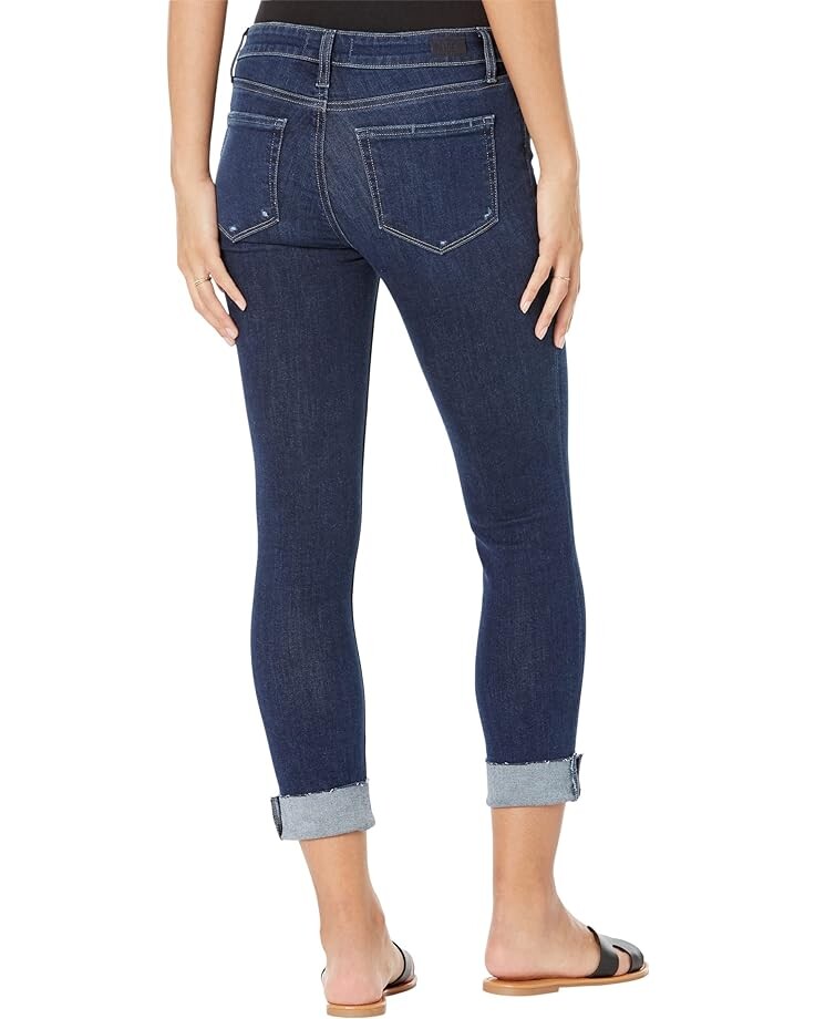 

Джинсы Paige Skyline Skinny Crop w/ Raw Cuff in Abella, цвет Abella
