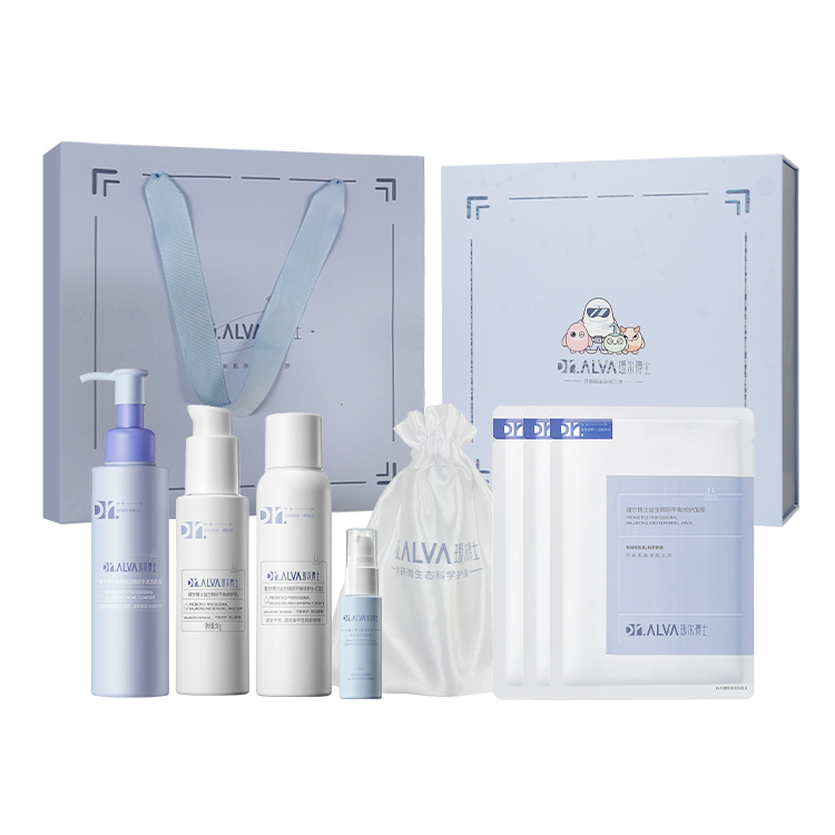 Набор косметики для ухода за лицом Dr.Alva Prebiotic Balance Repairing Box, 7 средств — фото 4