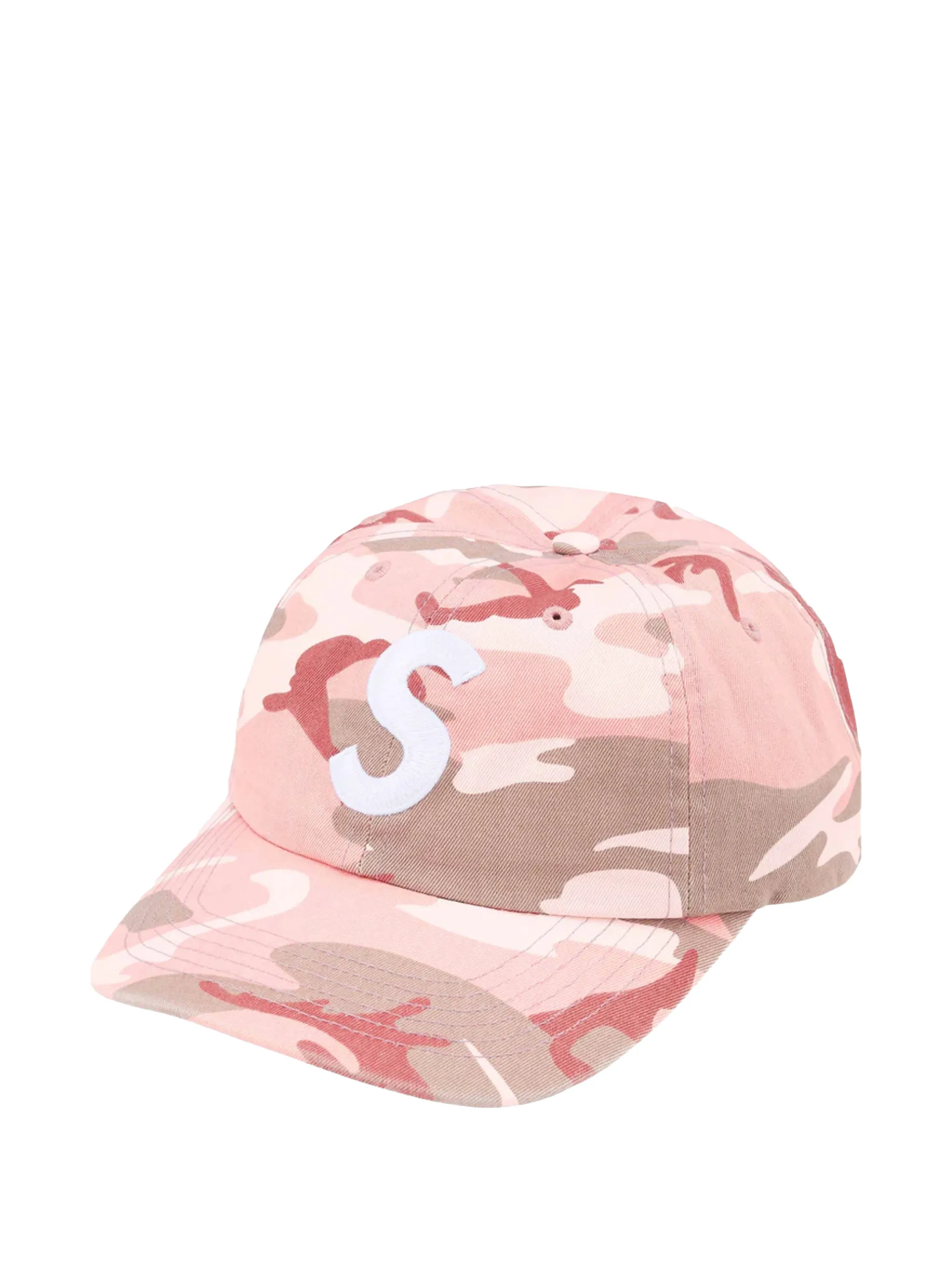 

Кепка с камуфляжным принтом Supreme, розовый