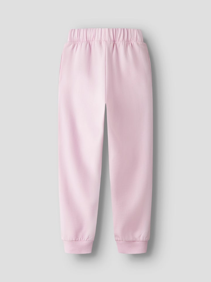 Name it Спортивные брюки NKFOFINA NREG SWE PANT BRU нежно-розового цвета — фото 3