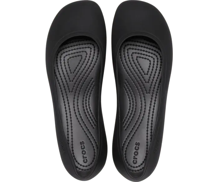 Женские балетки Crocs Brooklyn Flat, черный