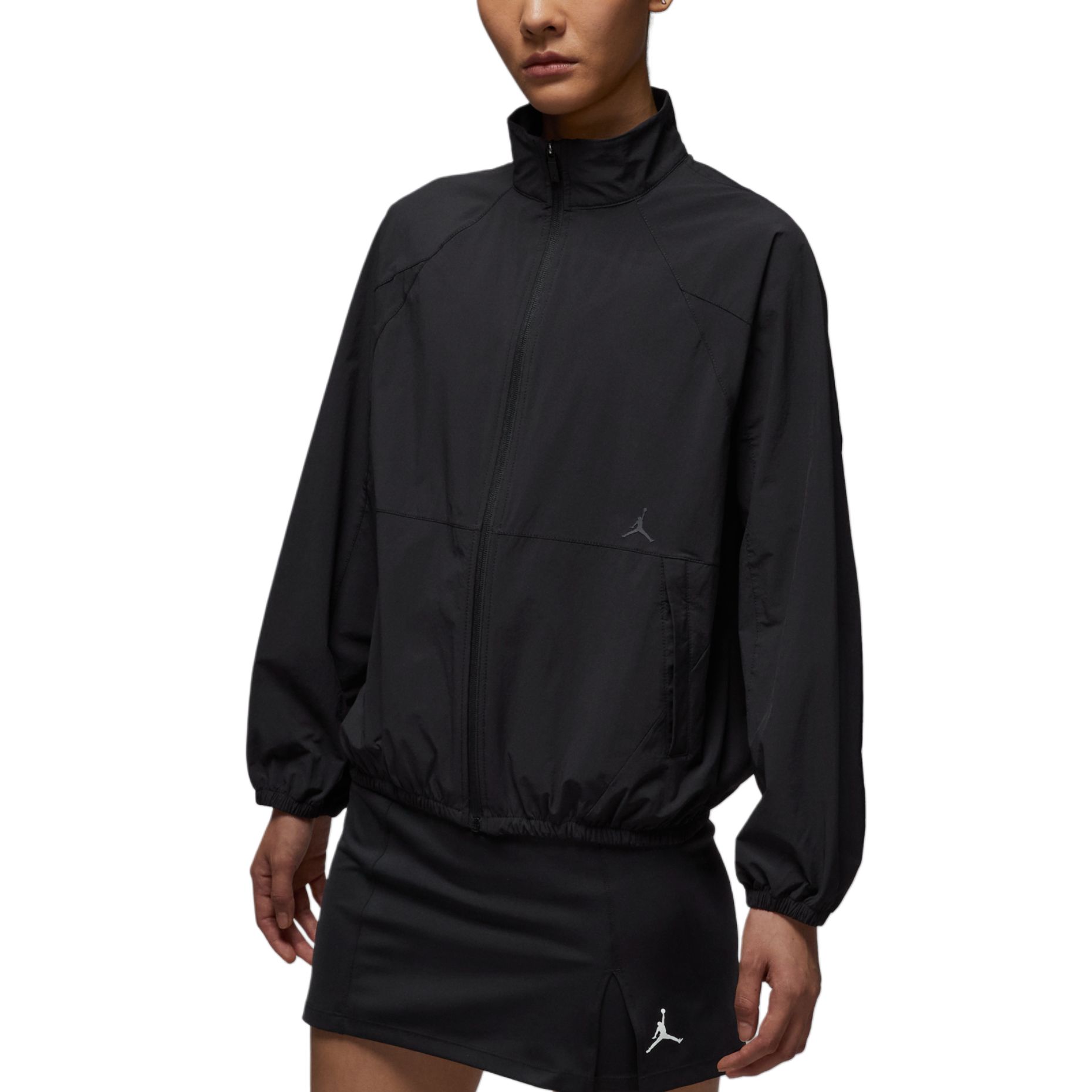 

Jordan Женская спортивная куртка с технологией Dri FIT, Black/Black Shadow Gray