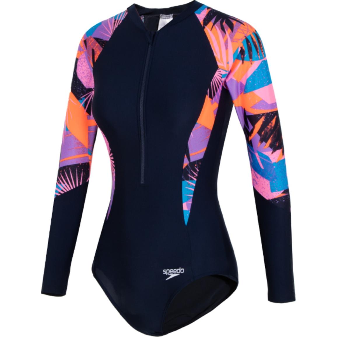 

Слитный женский купальник разноцветный Speedo, мультиколор