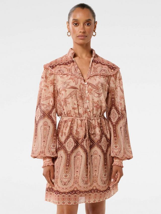 

Миниатюрное мини-платье sonny paisley Forever New, цвет Peach/Multi