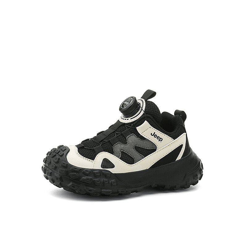 Кроссовки Jeep Kids Lifestyle Shoes Kids Low-top Off-white, черный — фото 2