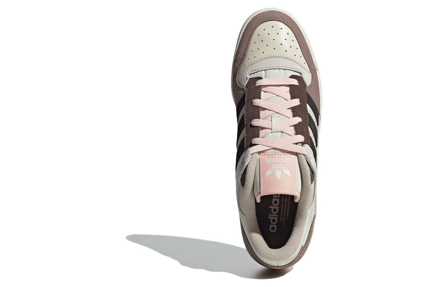 Женская обувь для скейтбординга adidas originals FORUM, White/Brown/Gray — фото 4