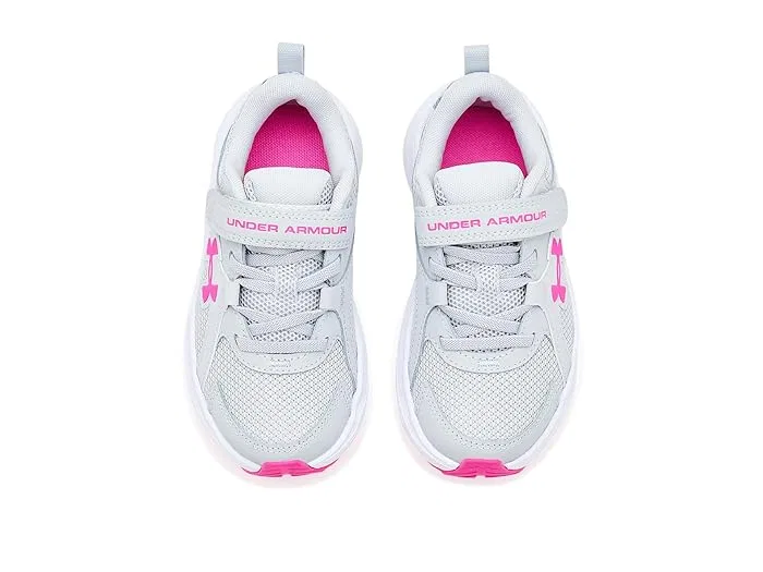 Кроссовки детские Charged Assert 11 Alternate Closure Under Armour Kids, Halo Gray/Halo Gray/Rebel Pink 1 — фото 3