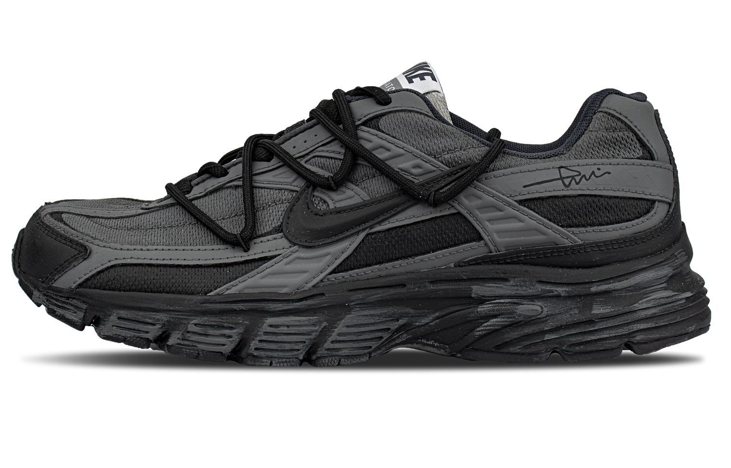 

Инициатор Амортизация Low top Повседневные Тренировочные Городские Коммут Беговые Кроссовки Unisex Nike, черный/серый