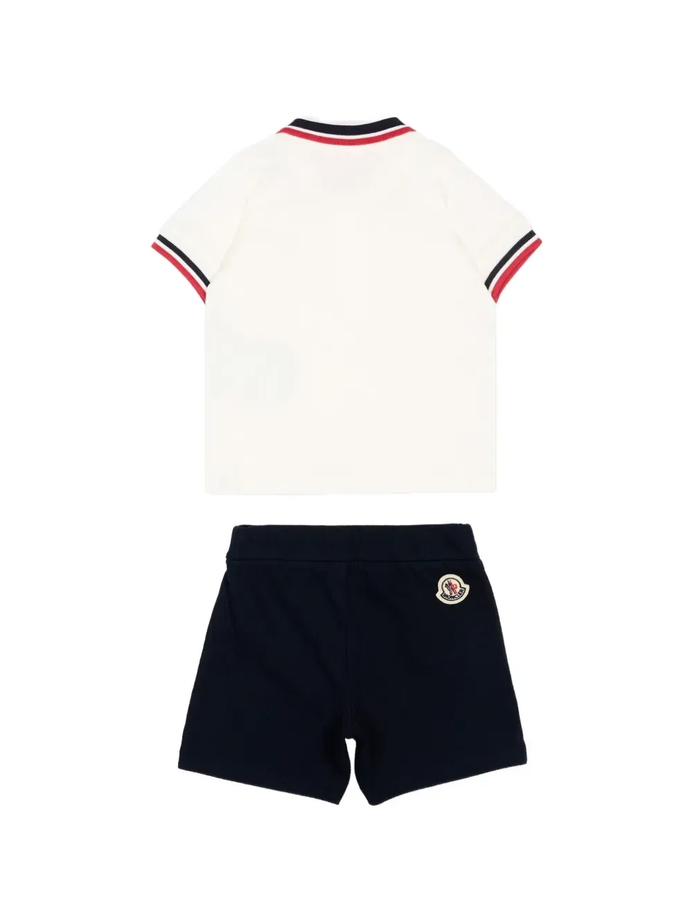Комплект из топа и шорт с логотипом Moncler Enfant, белый — фото 2