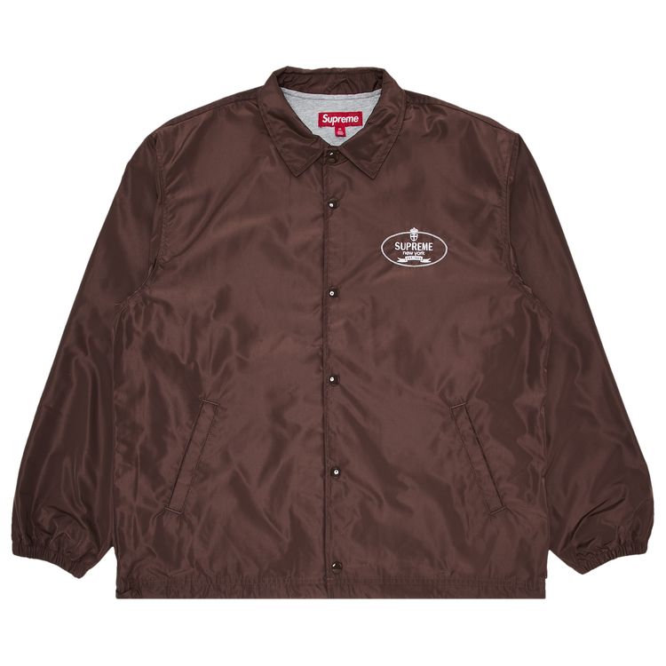 

Куртка Supreme Crest Coaches Jacket 'Brown', коричневый
