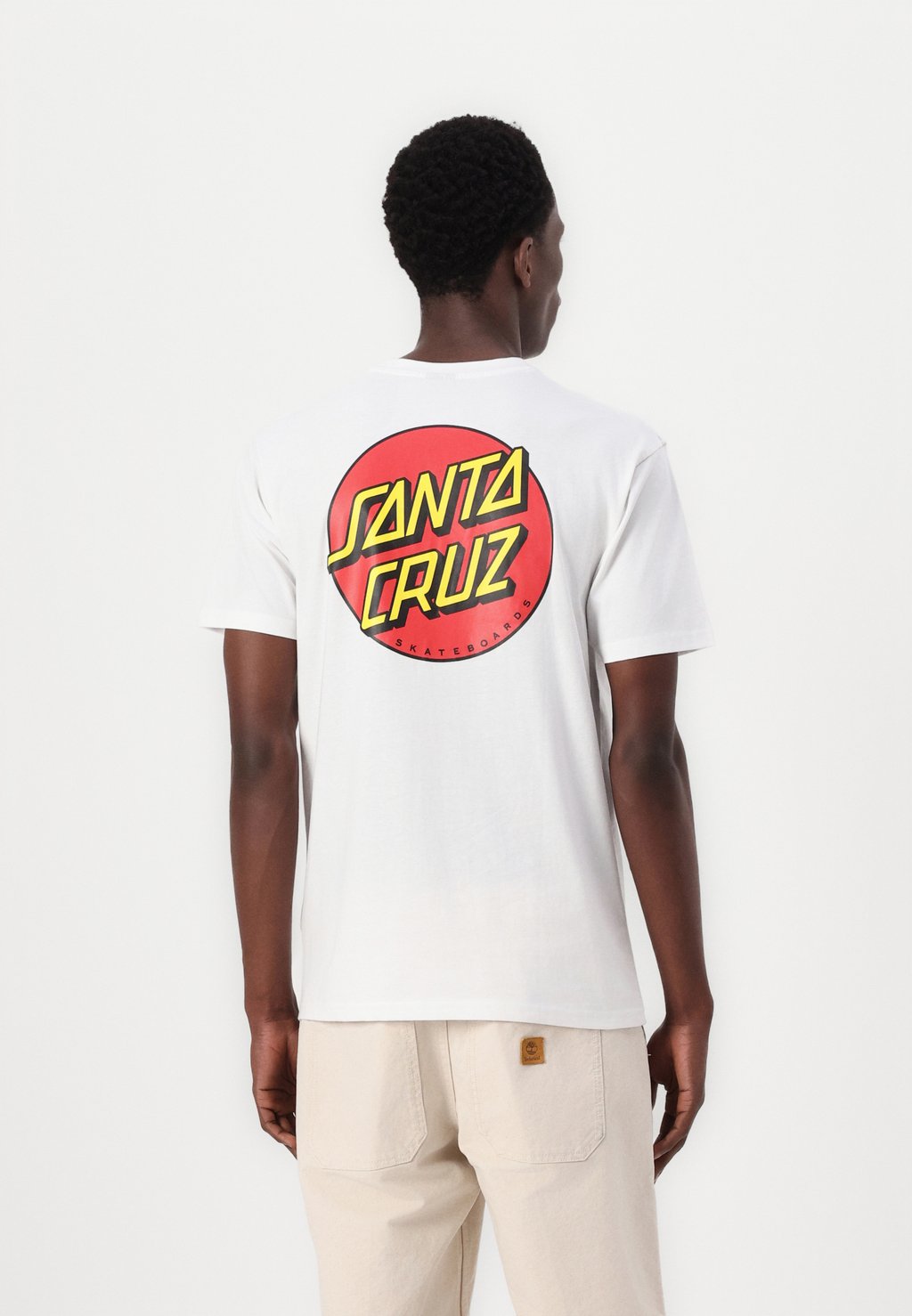 

Футболка с принтом CLASSIC DOT CHEST UNISEX Santa Cruz, белый