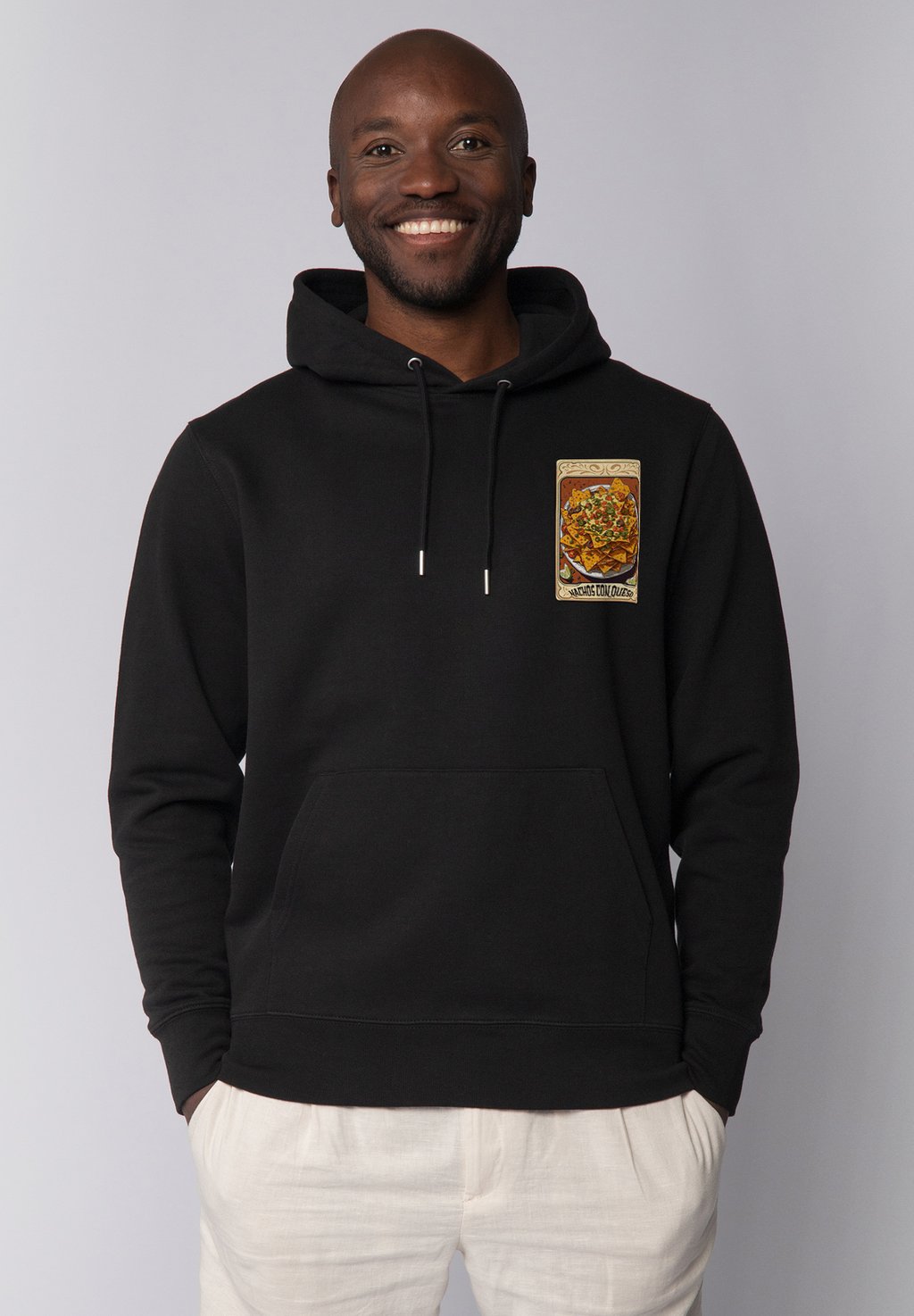 

Толстовка с капюшоном TAROT NACHOS watapparel, черный