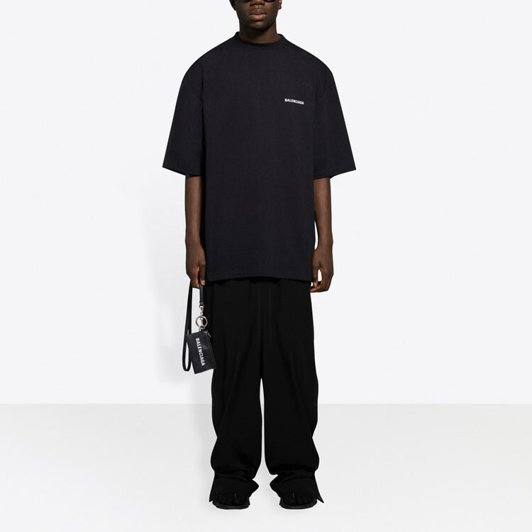 Футболка мужская Balenciaga Defile, черный — фото 3