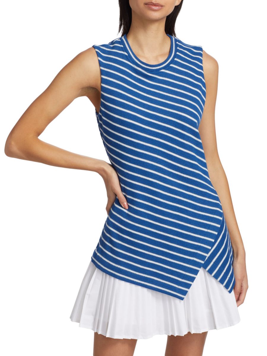 

Многослойное трикотажное мини-платье Regina Tanya Taylor, цвет Medium Oxford Blue