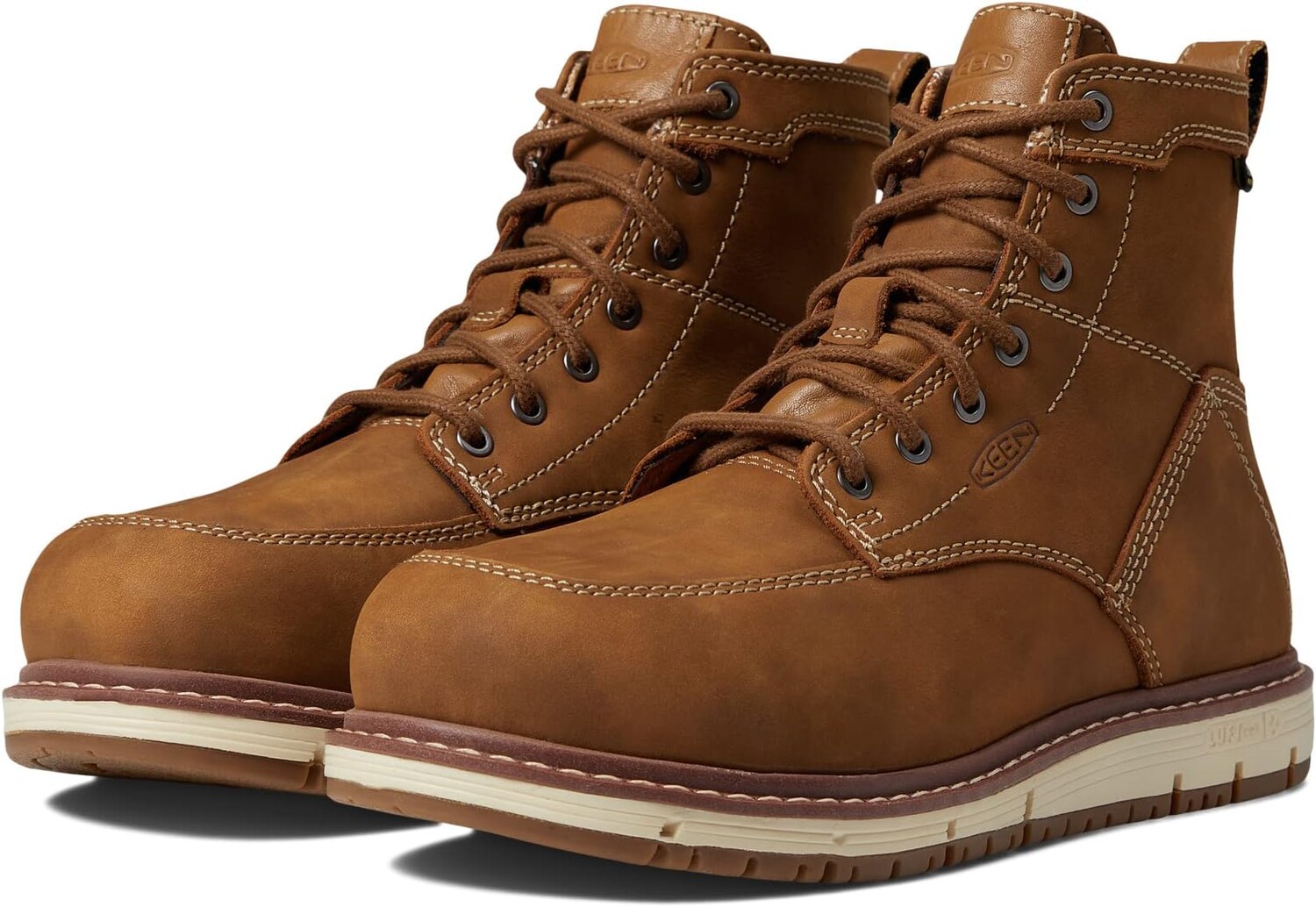 

Ботинки KEEN Utility San Jose 6" WP, цвет Almond/Gum KG 113