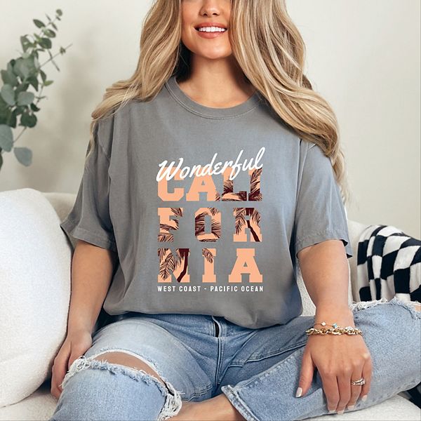 

Футболка Wonderful California garment dyed Simply Sage Market, Grey, Серый, Футболка Wonderful California garment dyed Simply Sage Market, Grey