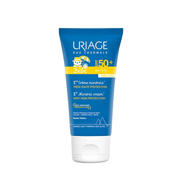 

Для малышей Спф 50+ Crema Mineral Uriage, 50 ml