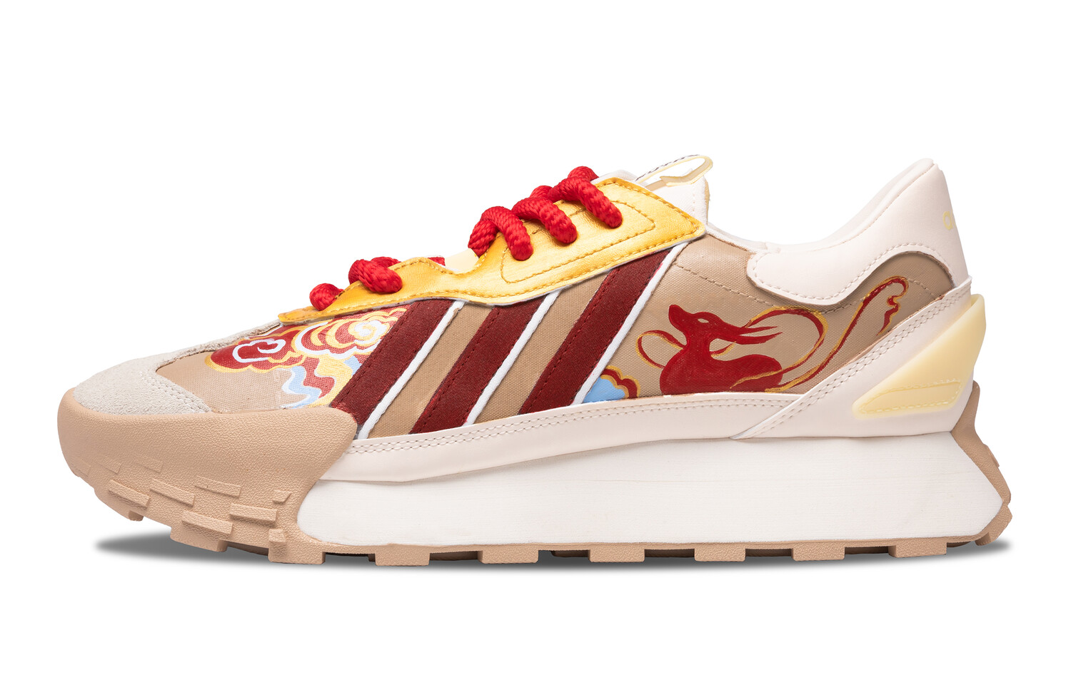 

Кроссовки adidas neo Futro Mixr Lifestyle Shoes Unisex Low-top Beige/brown/red, коричневый