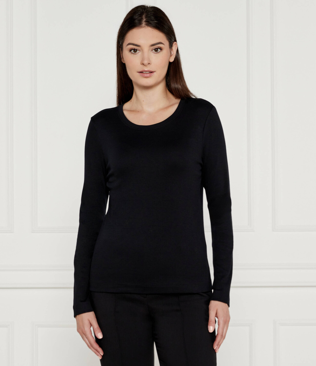 

Блуза Marc Cain Slim Fit, черный