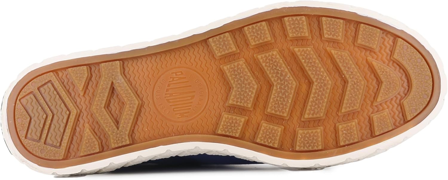 Кроссовки Palladium Unisex Palla Ace Mid из органического канваса на шнуровке, синий — фото 3