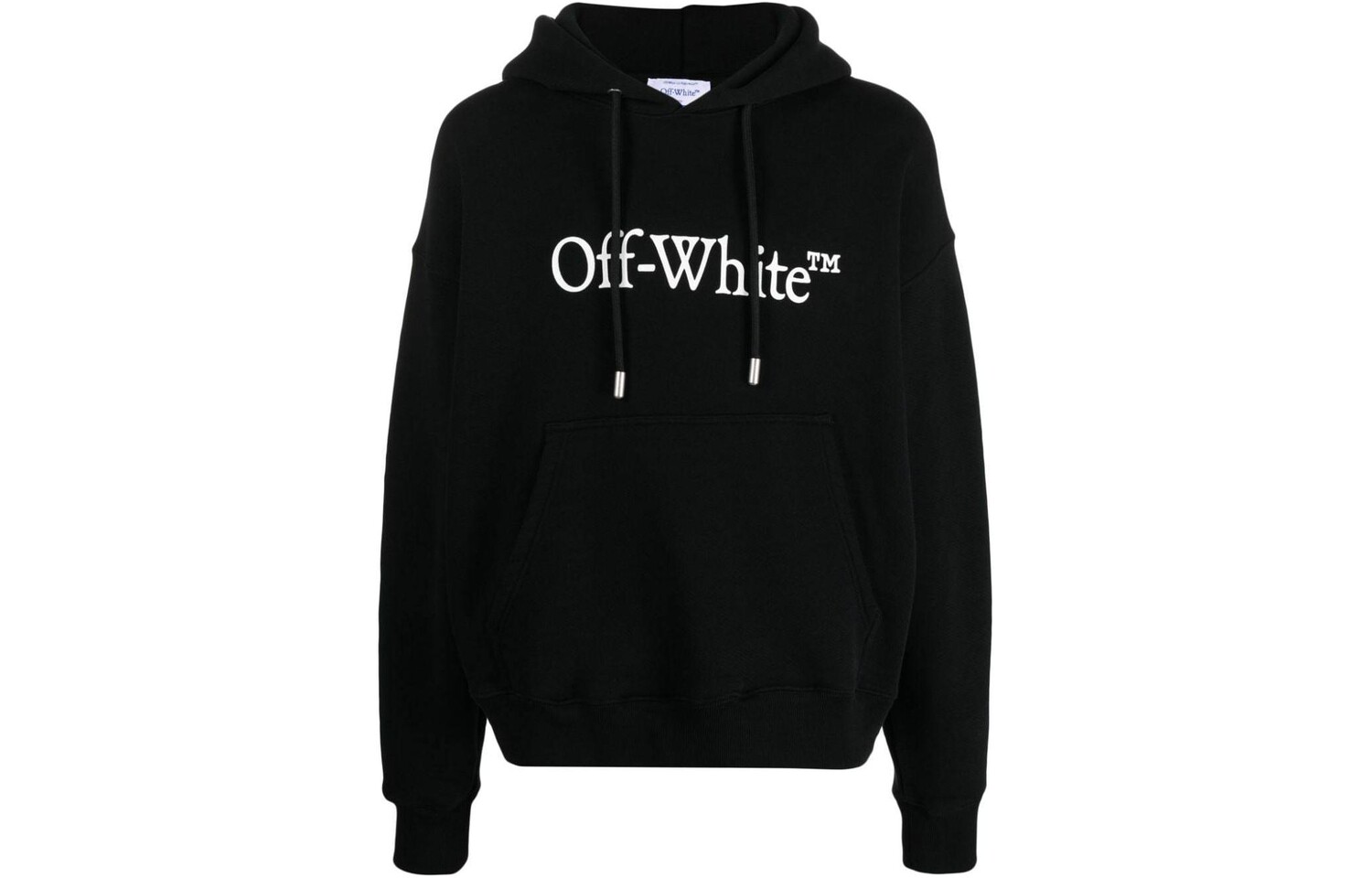 

Толстовка с капюшоном Big Bookish Skate из хлопка Off-White, черный