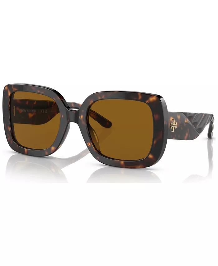 

Женские поляризационные солнцезащитные очки, TY7179U54-P Tory Burch, коричневый