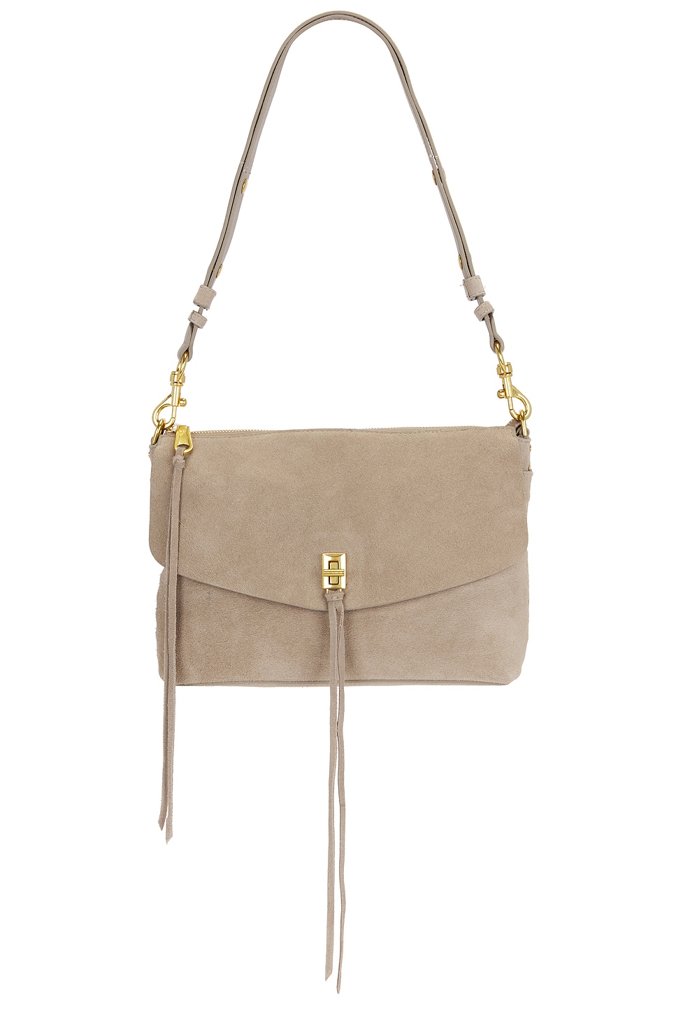 

Сумка на плечо на молнии Darren Rebecca Minkoff, clay