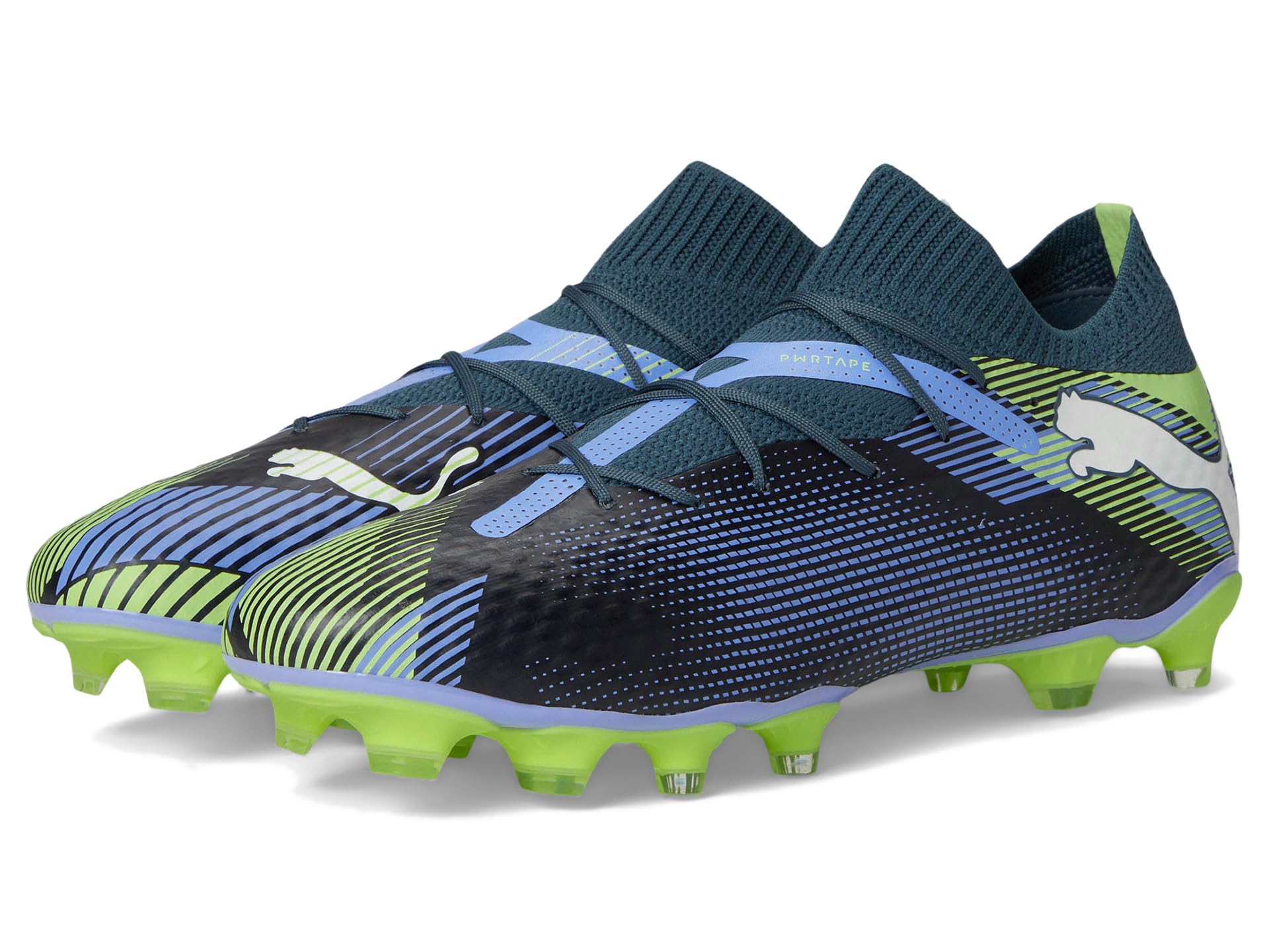 

Кроссовки PUMA Future 7 Pro Fg/Ag Soccer Cleats, цвет Gray Skies-Puma White-Fizzy Apple