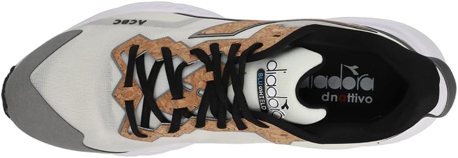 Мужские кроссовки для бега diadora X Acbc Mythos Blushield Volo 3 - коричневые, серые, белые — фото 4