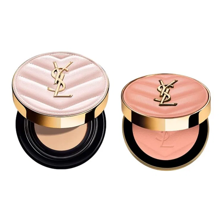 Набор для макияжа Leather Blush #24 + Pink Cushion #B10 SAINT LAURENT