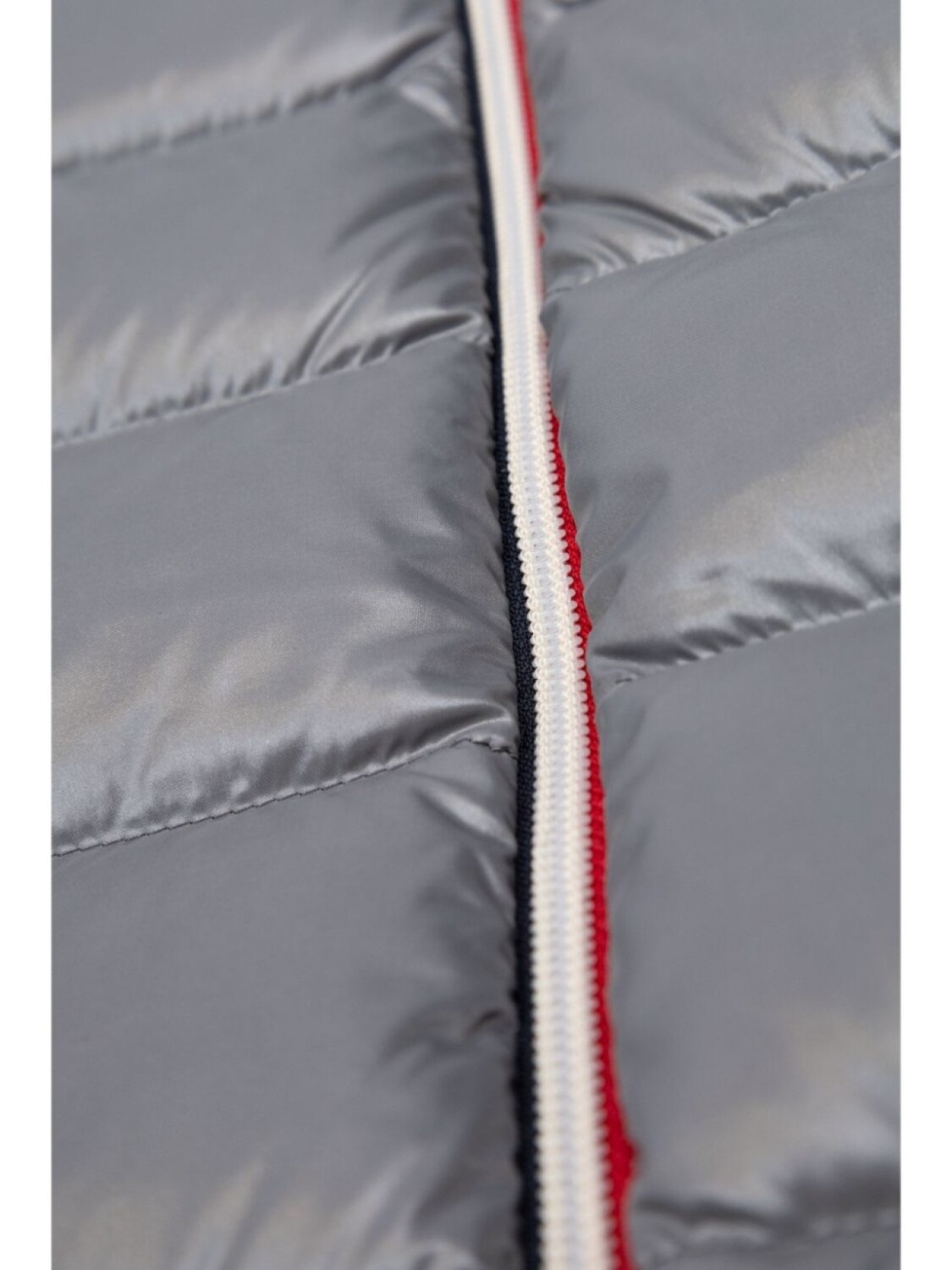 Moncler Enfant куртка с логотипом-нашивкой, серый — фото 4