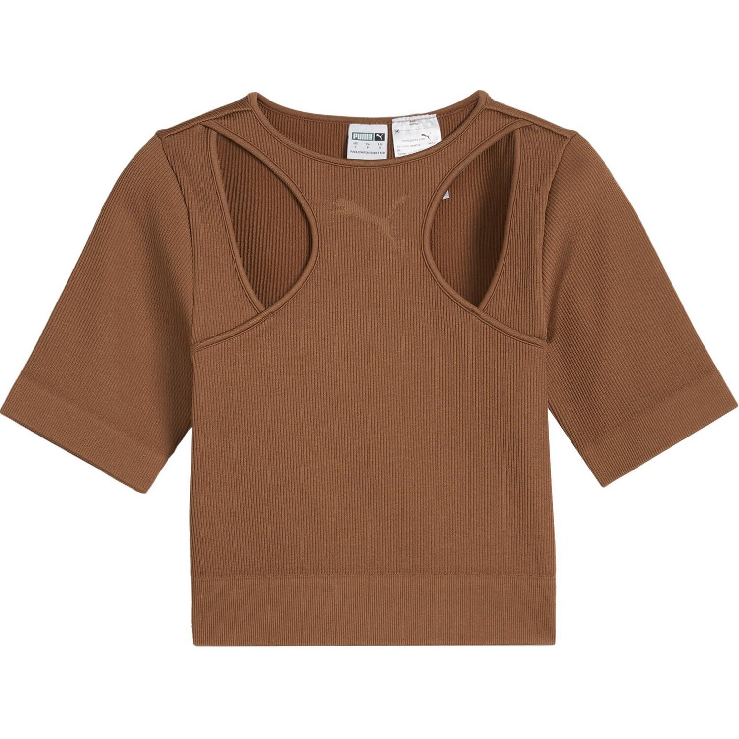 

Женская футболка Puma, цвет Brown