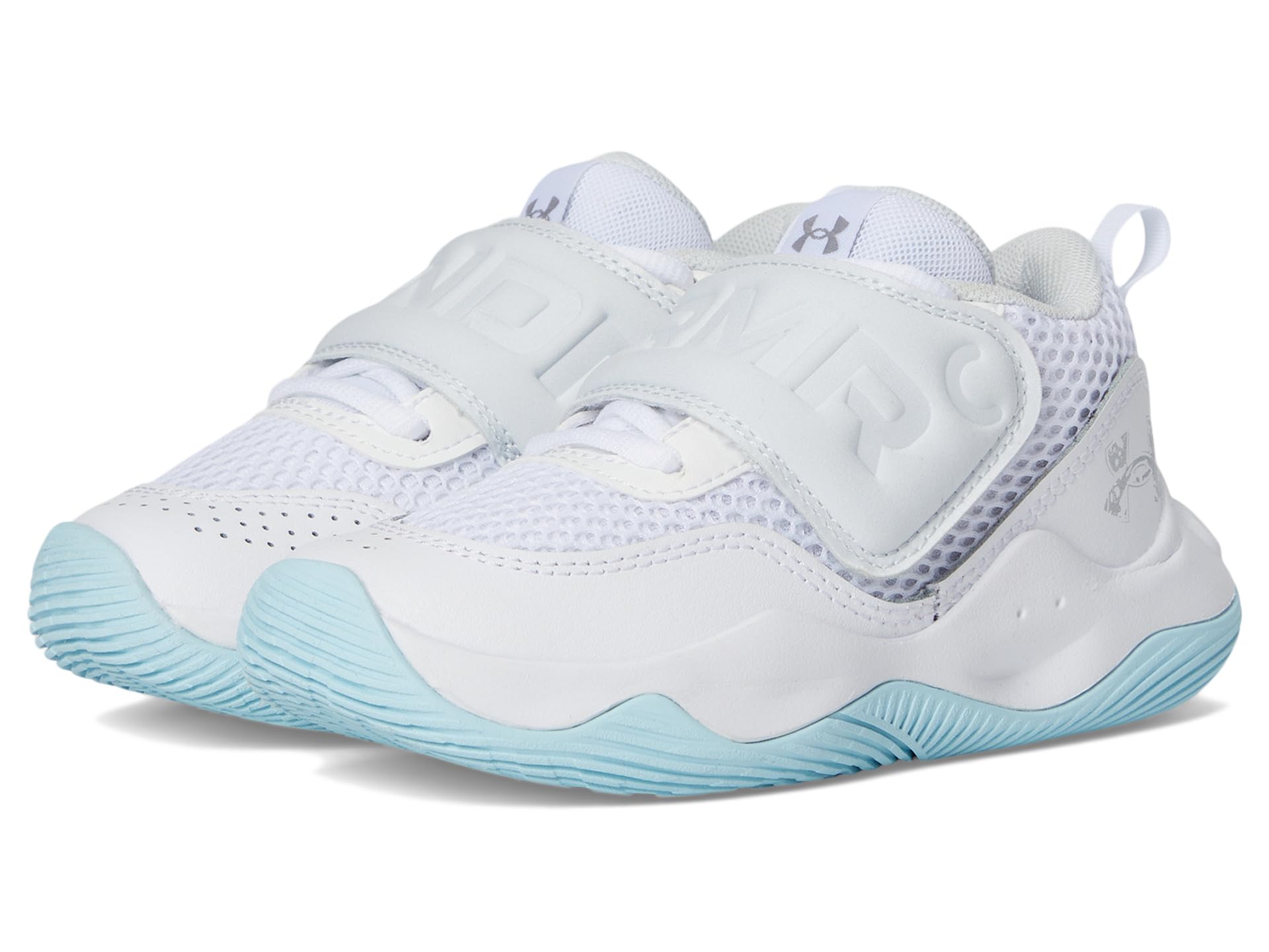 

Кроссовки Under Armour Kids Zone 2 Basketball Shoe, White/White/Metallic Silver