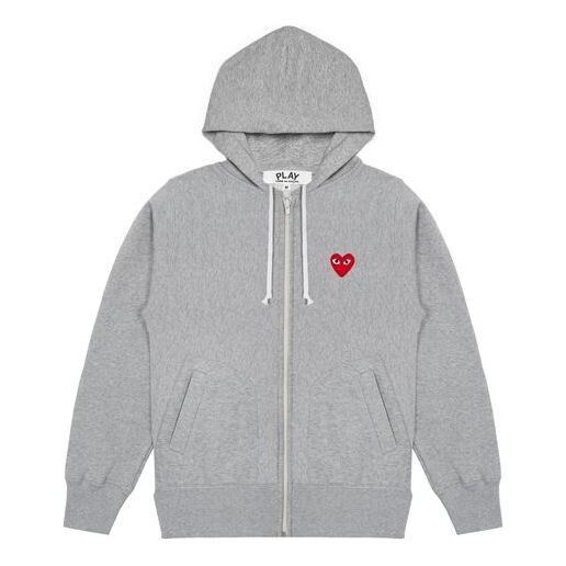 

Свитер zip hooded jacket 'grey' Comme Des Garcons Play, серый