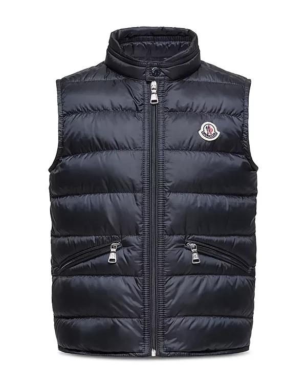 Жилет Gui - маленький ребенок, большой ребенок Moncler, Navy