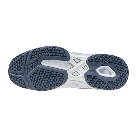 Теннисные кроссовки «Wave Exceed Court Wide OC» от Mizuno, Ice Gray X Blue — фото 2