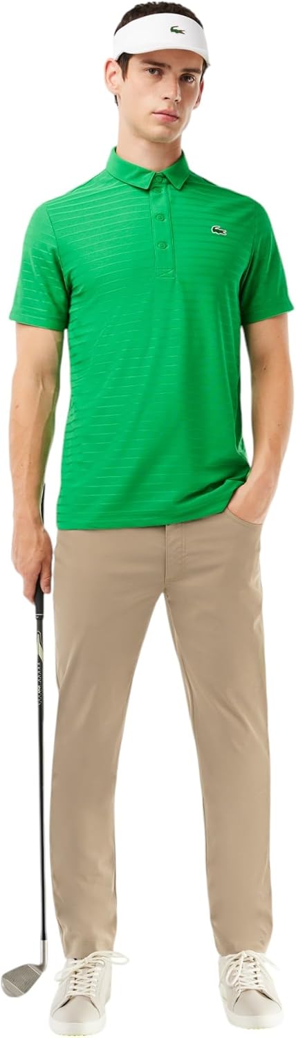 Мужские спортивные гольф-штаны Lacoste Sport Ultra Dry Slim Fit, Lion Green — фото 4