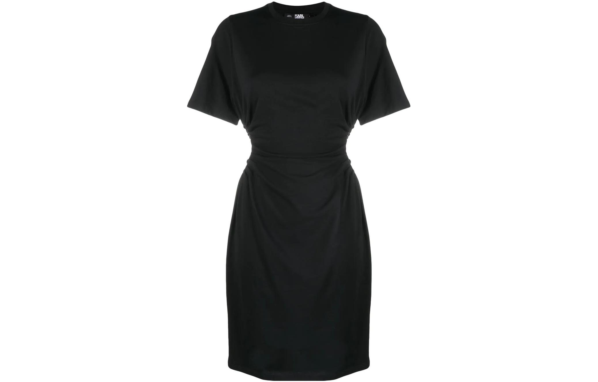 

Джерси платье с вырезами KARL LAGERFELD / Karl Lagerfeld Jeans, черный