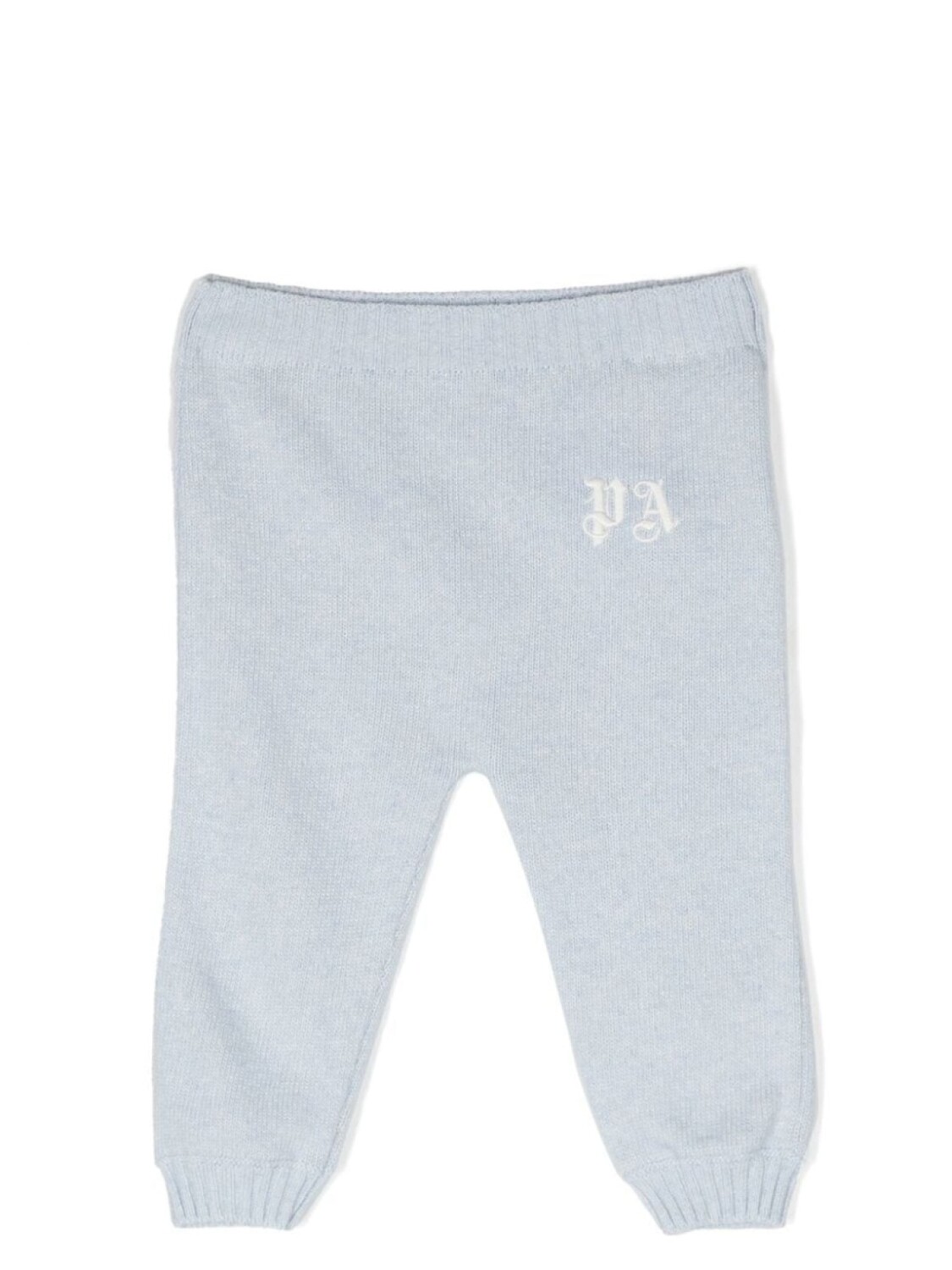 

Palm Angels Kids трикотажные брюки с вышитым логотипом, синий