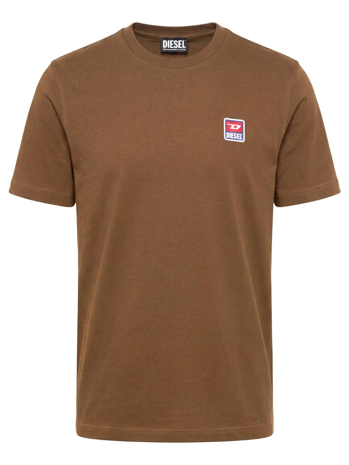 Футболка Diesel T-JUST 16 коричневого цвета