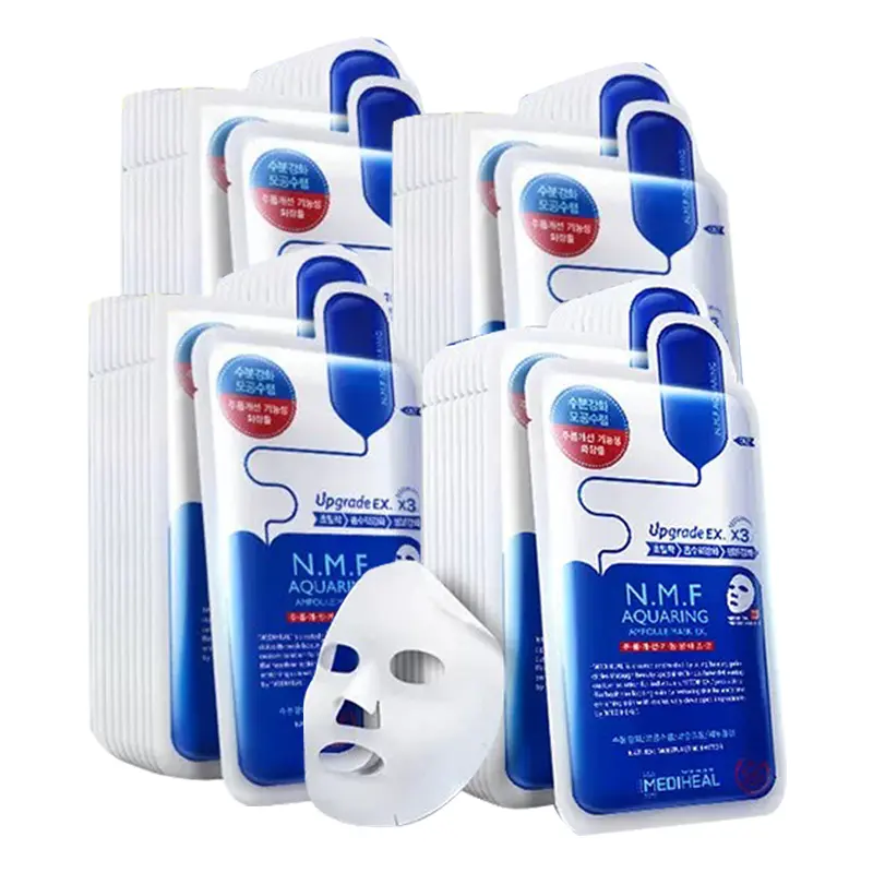 

MEIDIHUIER NMF тканевые маски для лица успокаивающие, увлажняющие, питательные и антиоксидантные 10 штук MEDIHEAL, New Hydrating Hydrating Reservoir Facial Mask 40 Pcs