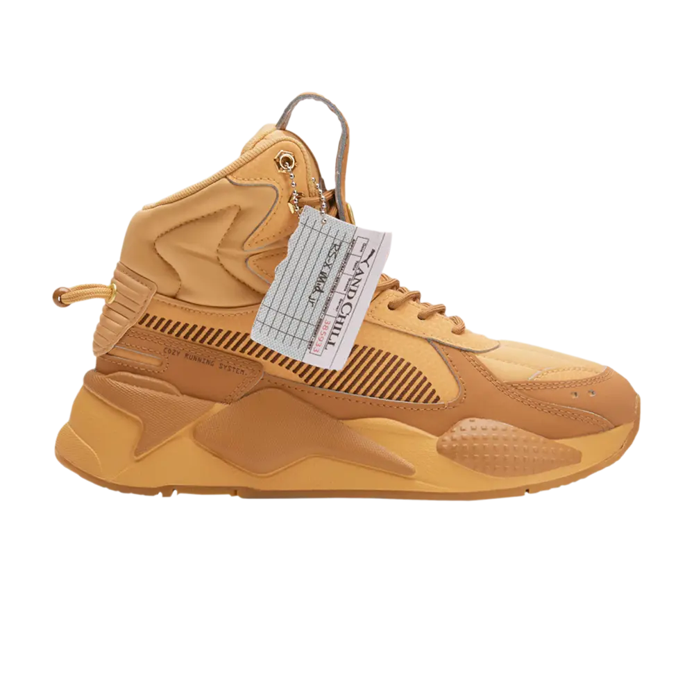 Кроссовки RS-X Mid Big Kid Puma, коричневый