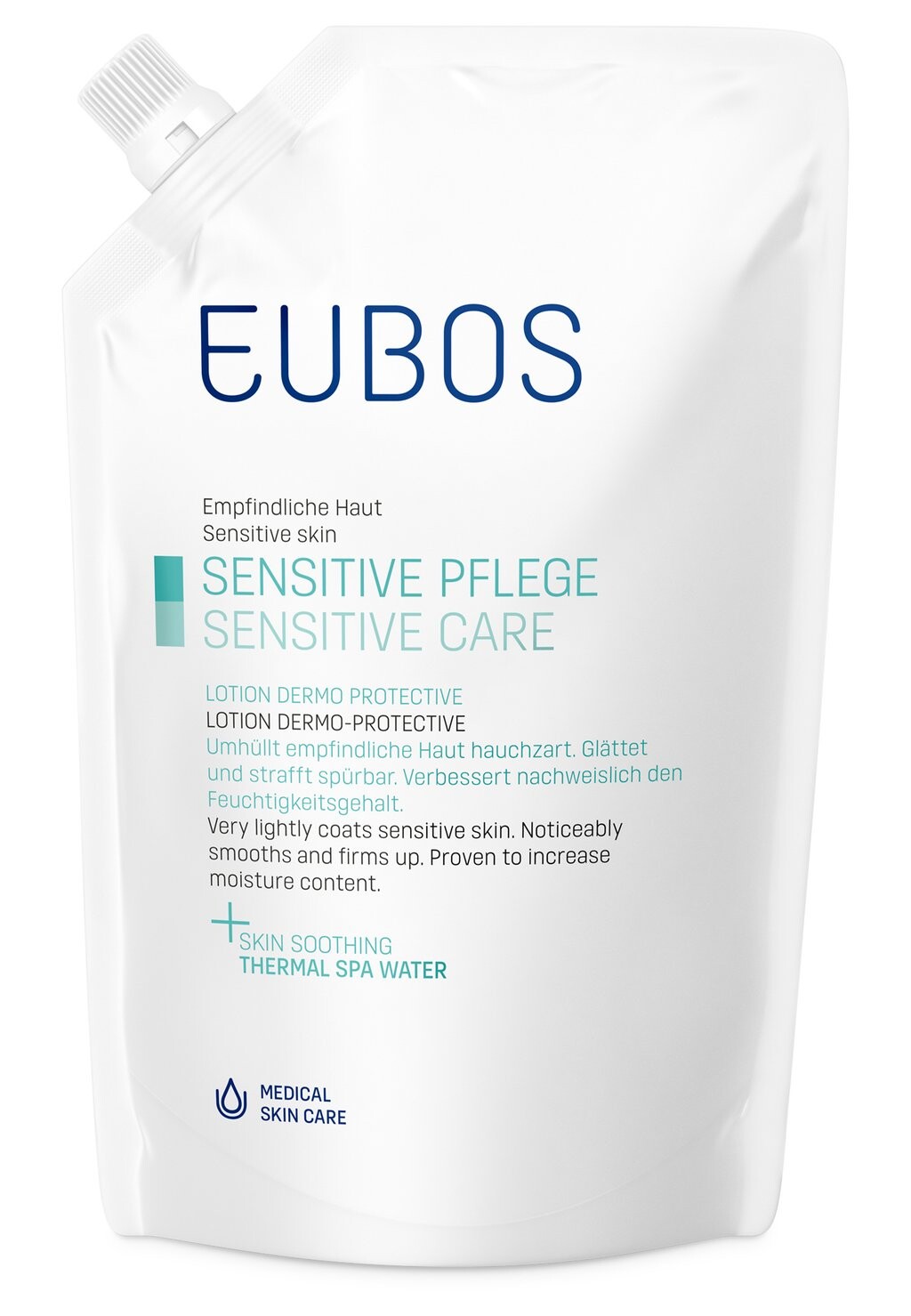 

Увлажняющий крем SENSITIVE PFLEGE LOTION DERMO PROTECTIV, NACHFÜLLBEUTEL EUBOS, цвет weiß