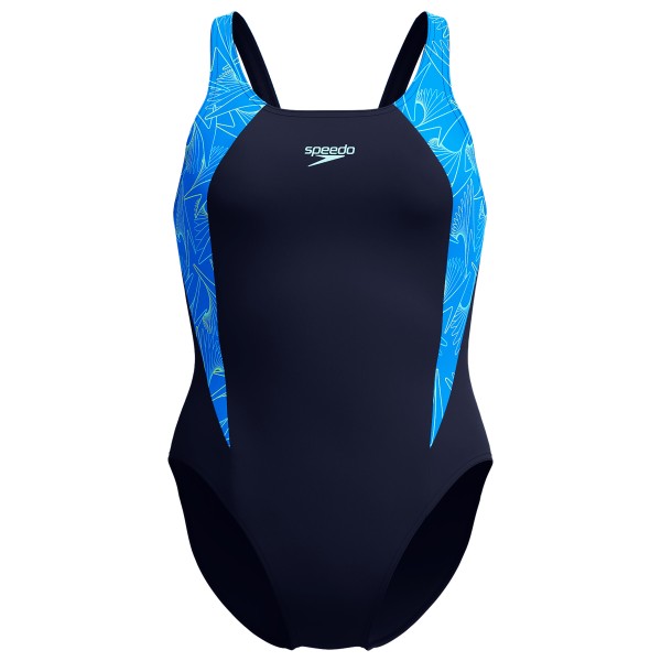 

Женский купальник Hyperboom Splice Muscleback Speedo, синий