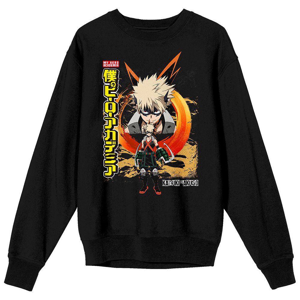 

Мужской свитшот My Hero Academia Bakugo Licensed Character, черный