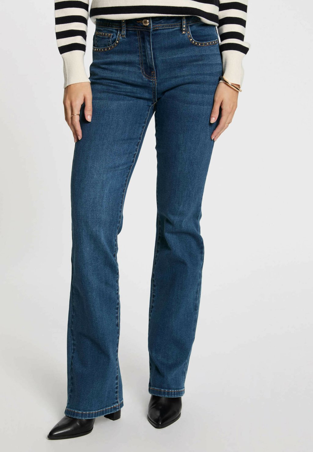 

Джинсы Bootcut Morgan, синий деним